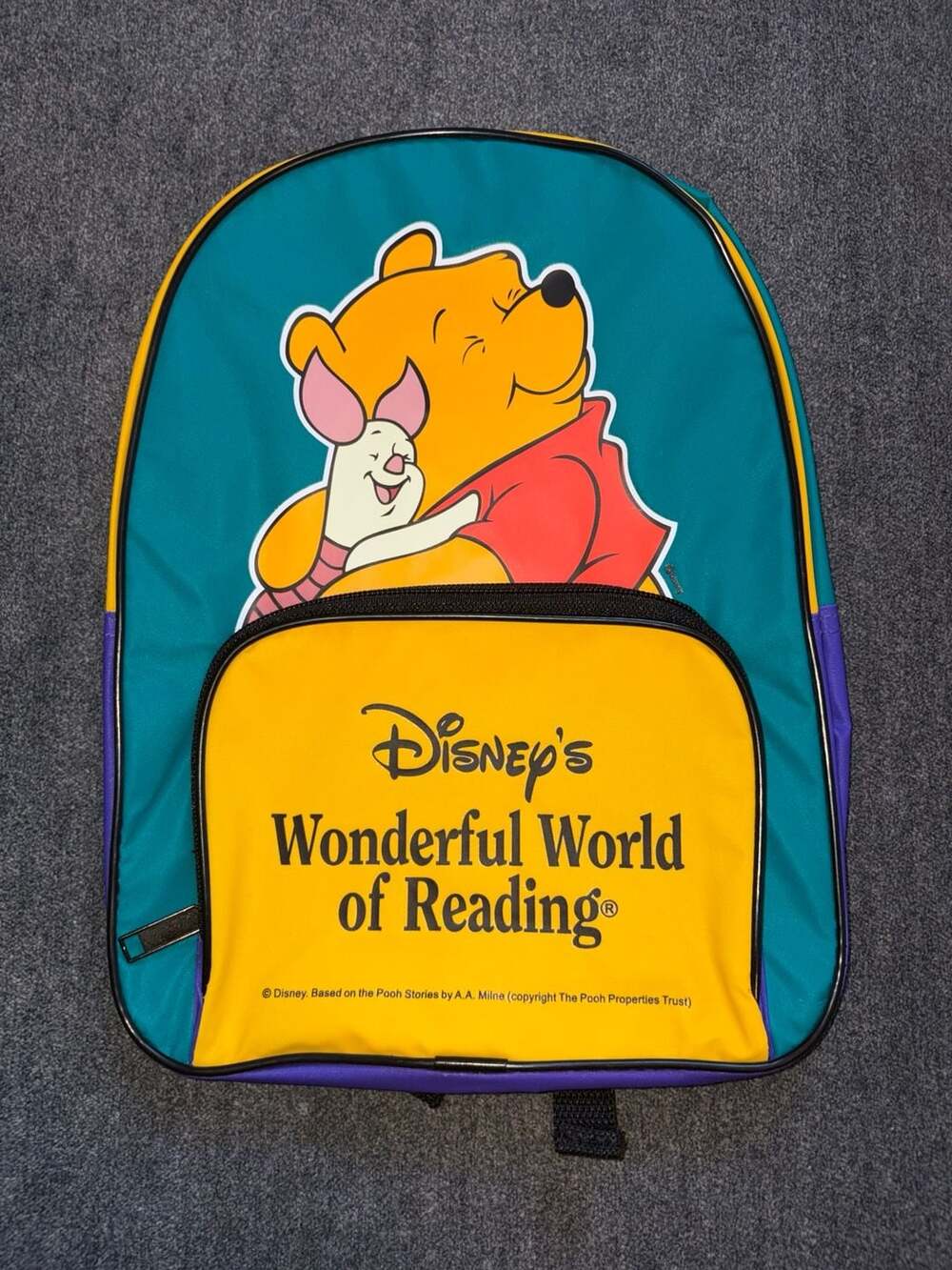 Disney Winnie The Pooh Piglet Wonderful World Of Reading Backpack